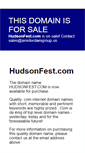 Mobile Screenshot of hudsonfest.com