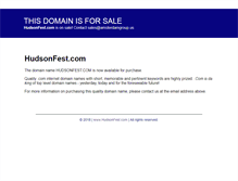 Tablet Screenshot of hudsonfest.com
